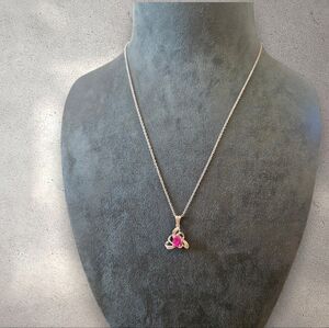 Ruby Pendant Necklace
